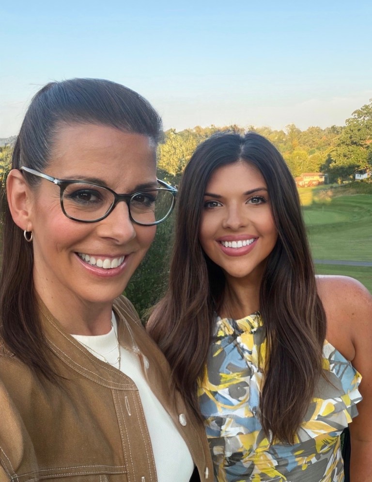 Brittany Trippett and Kit Vance of The Marketing KIT & Co. in a candid photo